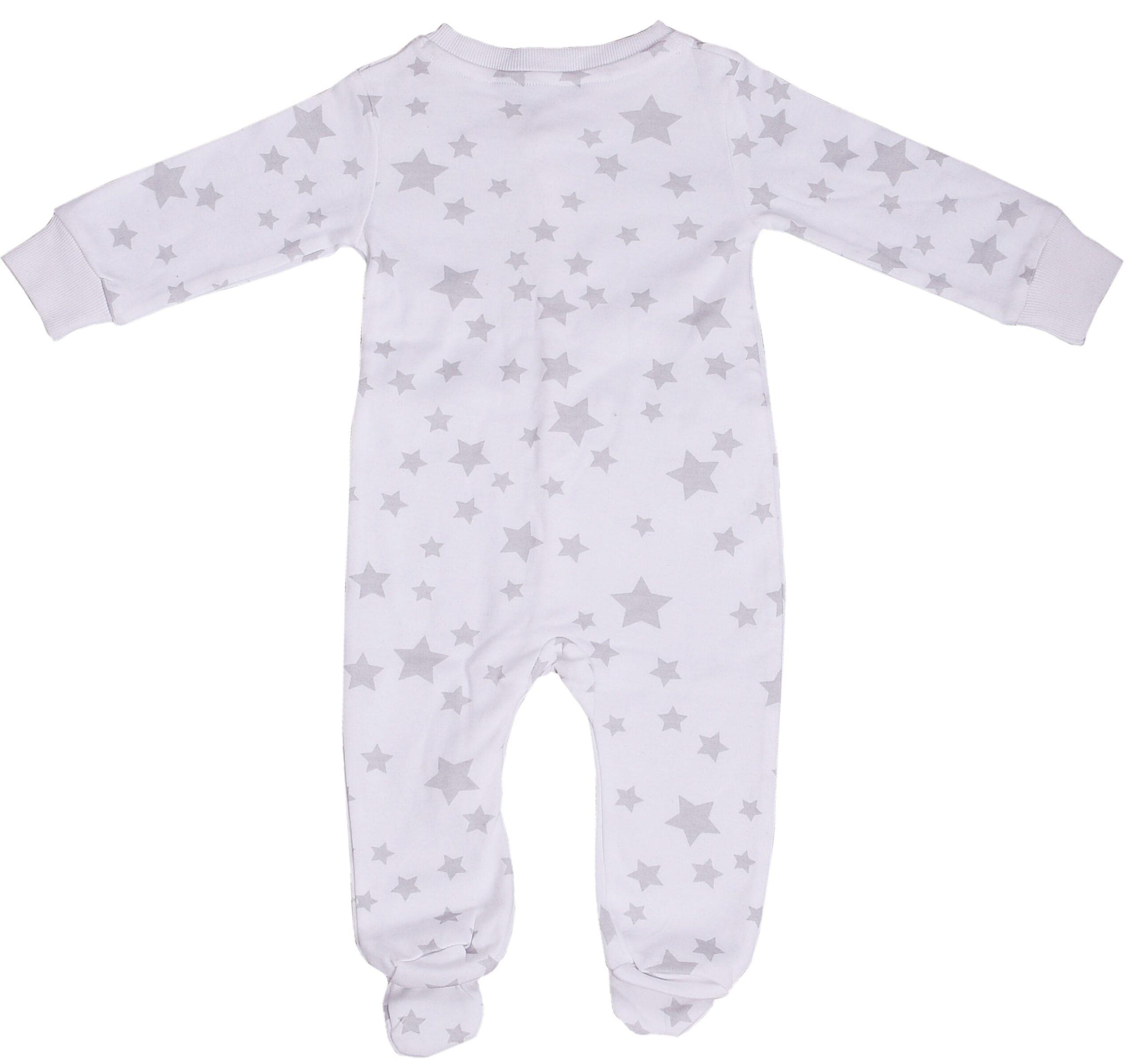 Baby Unisex Full Body Romper Footie – Star Print Pack of 1