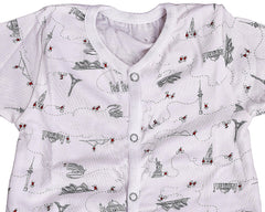 Baby Unisex Sleeping Suit – Monument Print Pack of 1