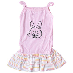 Baby Girls Sleeveless Frock dress - Rabbit