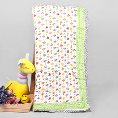 Baby Quilt - Colorful Mushroom  Print- 0-5 Years - 100*150* 2 Cms