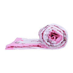 Baby Gift Pack - Pack of 3 Muslin Swaddles ( Mix designs) and 1 Muslin 6 Layer Blanket
