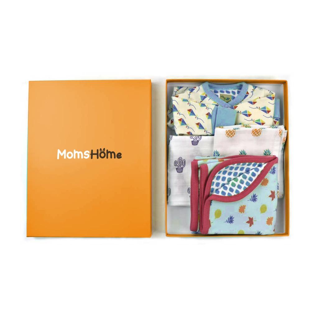 New Born Baby Essentials Gift Combo Box  0-6 Months - 27 Items