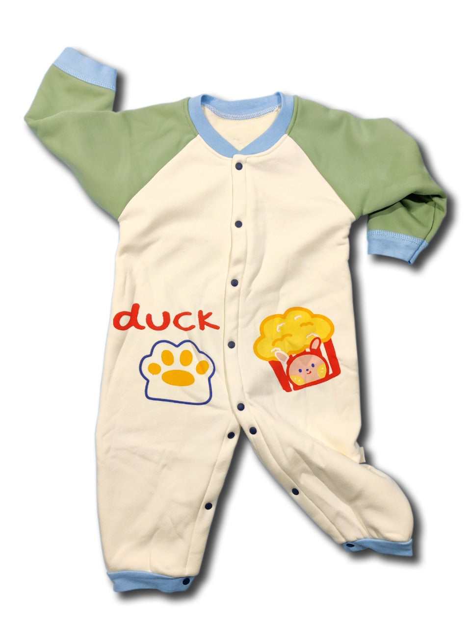 Moms Home Warm Cotton Unisex Baby Full Length Romper
