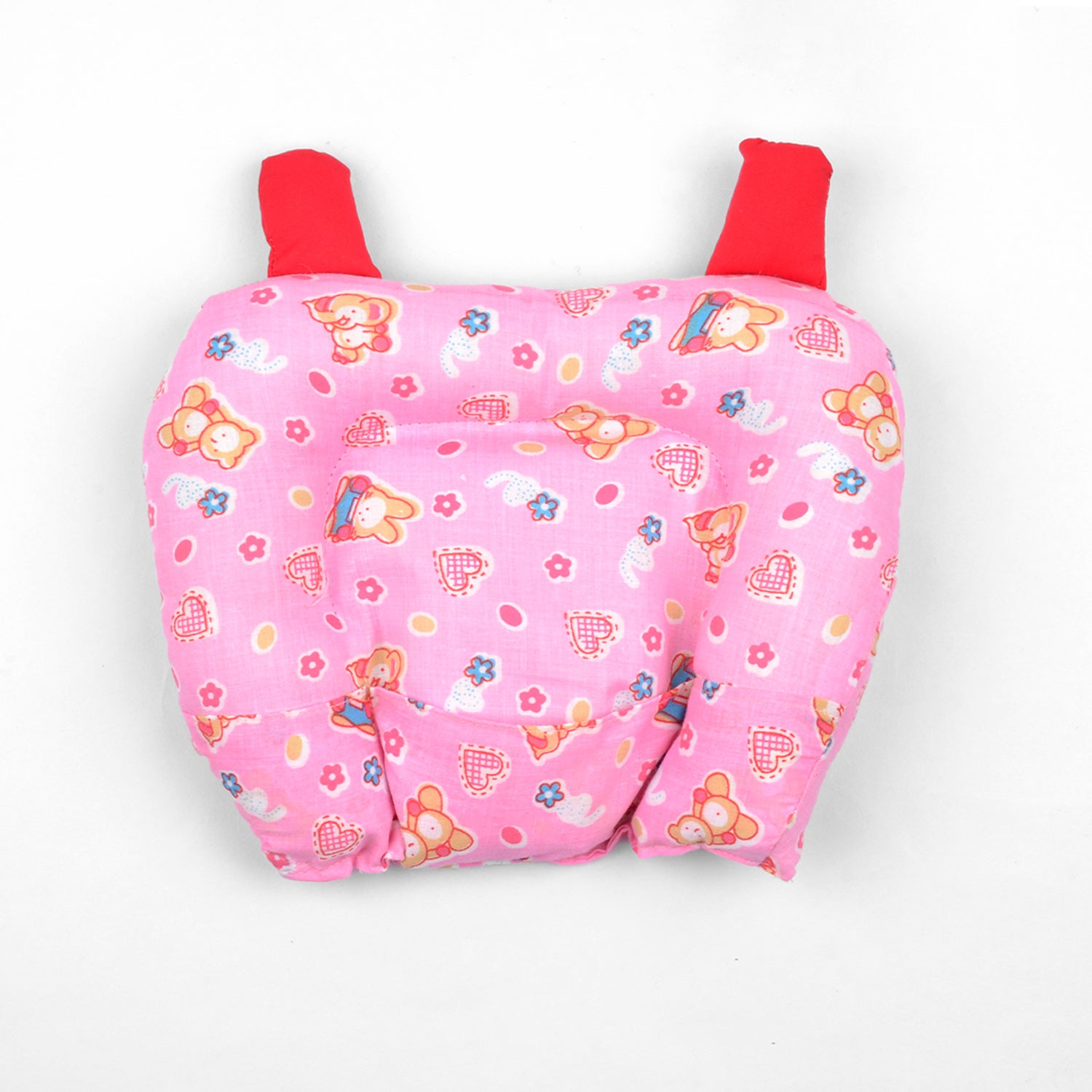 Newborn Baby Rai Pillow for Head shape - Pink