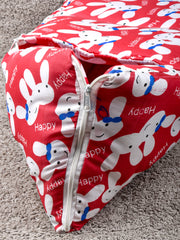 Cotton Sleeping cum carrying Nest Bag - Red 0-8 Months