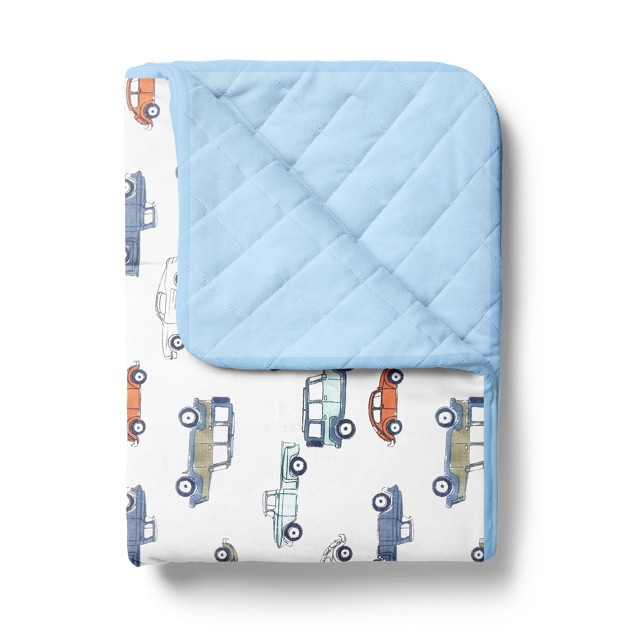 Baby Ac Quilt Blanket cum Bedspread- 0-3 Years - 100*120 cm - Car