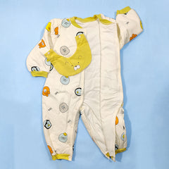 Moms Home Warm Cotton Unisex Baby Full Length Romper