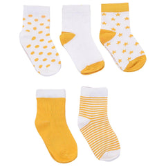 FOOTPRINTS Organic cotton Baby Socks- 12-30 Months - Pack of 5 Pairs