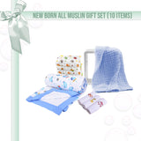 New Born All Muslin Gift Set ( 10 items )