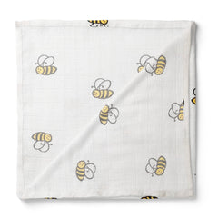 Baby Muslin Swaddle -100x100 cm - Bees