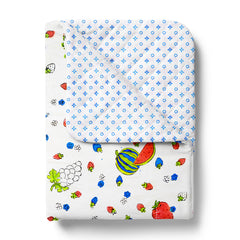 Baby Ac Quilt Blanket cum Bedspread- 0-3 Years - 100*120 cm - Fruits