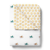 Baby Ac Quilt Blanket cum Bedspread- 0-3 Years - 100*120 cm - Chirping Birds