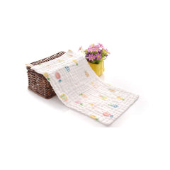 Moms Home 6 Layer Muslin Burp Towel Pack of 3- 30x50cms- Mix Design