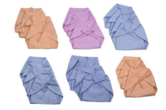 Baby Cotton Cloth Diapers/Langot Double Layer(Multicolour, 0-6 Months) Pack of 8 Pieces