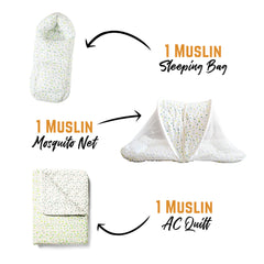 All Muslin Complete Baby Gift set (23 Items )