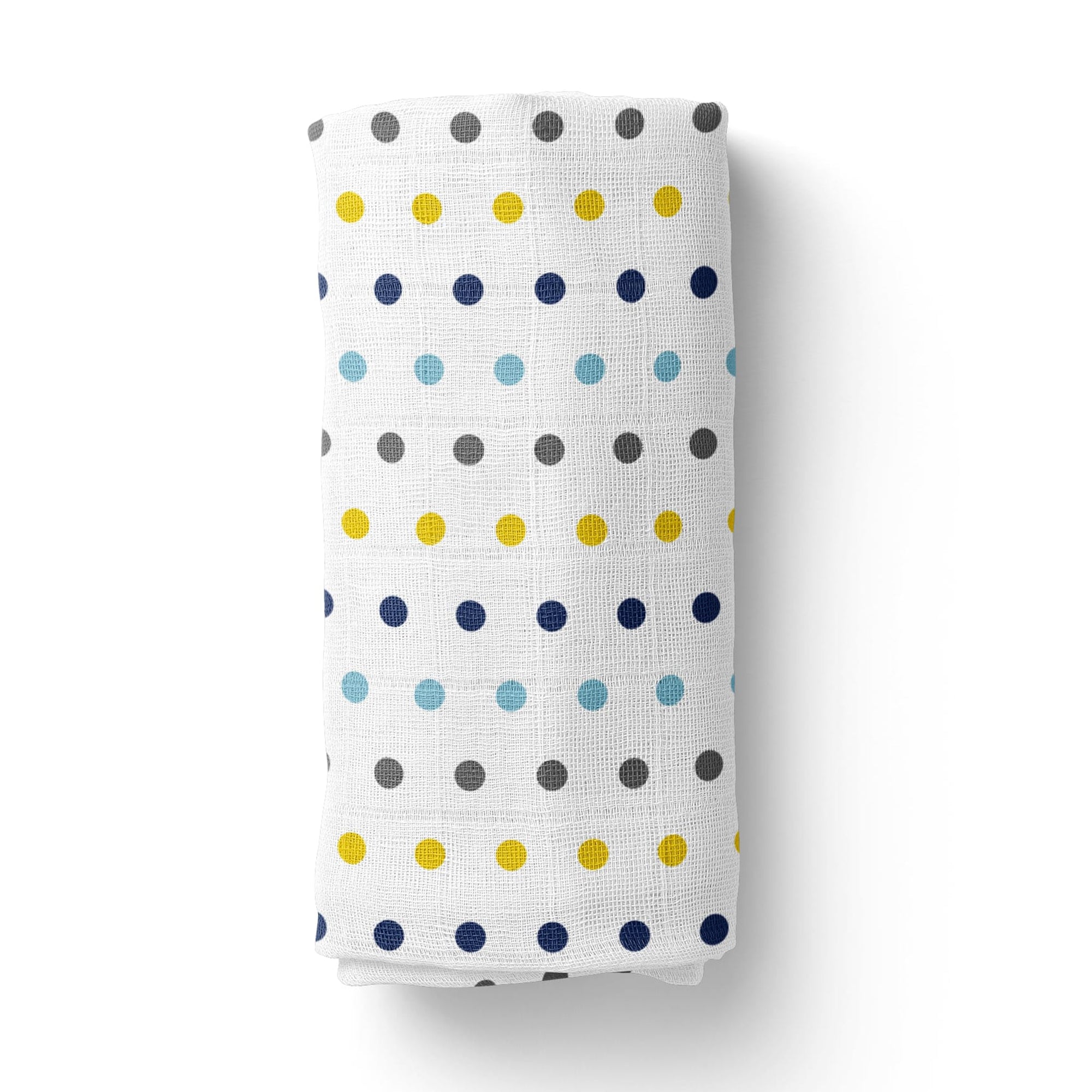 Baby Muslin Cloth Swaddle -0-12 Months-Pack of 4 -2 Star 1 Polka dot 1 Anchor
