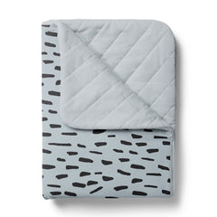 Baby Ac Quilt Blanket cum Bedspread- 0-3 Years - 100*120 cm - Blue Print - 0-5 Years - 90*90 cms