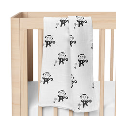 Baby Organic Cotton Muslin Cloth Swaddle - 0-12 Months - 100x100 cm  - Pack of 2