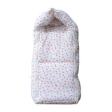 Baby Organic Cotton Muslin Sleeping cum carrying Nest Bag- Red Heart- 0-8 Months