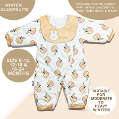 Moms Home Warm Cotton Unisex Baby Full Length Romper