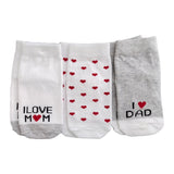 Baby Socks- 12-24 Months- Pack of 3 Pairs- I Love Mom dad Winter Socks