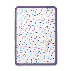 Baby Quilt - Purple Cherry Print - 0-5 Years - 100*150*5cms