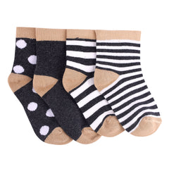 FOOTPRINTS Organic cotton Baby Socks -12-24Months - Pack of 4 Pairs