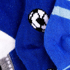 FOOTPRINTS Organic cotton Baby Socks - 3-5 years - Pack of 3 - Blue baseball