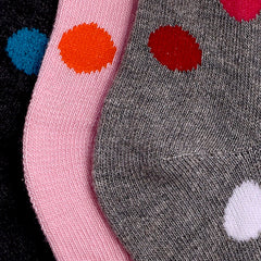 FOOTPRINTS Baby Organic Cotton Socks- BigDot - Pack of 3 Pairs