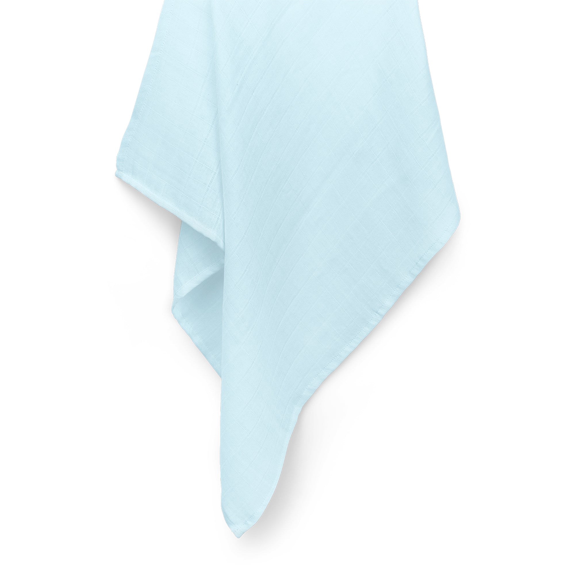 Baby Organic cotton Muslin Swaddle -0-18 Months - 112X112 cm- Pack of 2-  Light Blue & Car Print