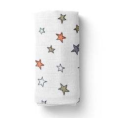 Baby Muslin Cloth Swaddle - 0-12 Months - Pack of 4 - Printed
